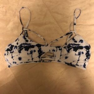 Tie dye bikini top